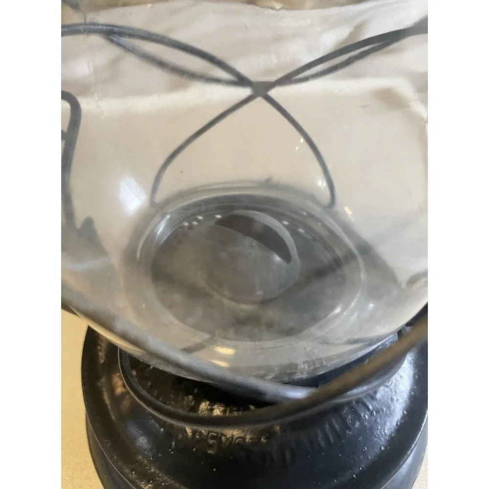 Antique Early Oil Lantern Vtg Hibbard Spencer Bartlett Co Lantern NO3 Lamp Black